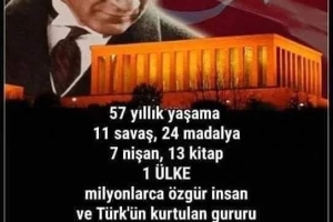 Atatürk Büyük Bir Özlemle Ve Minnetle Anılıyor