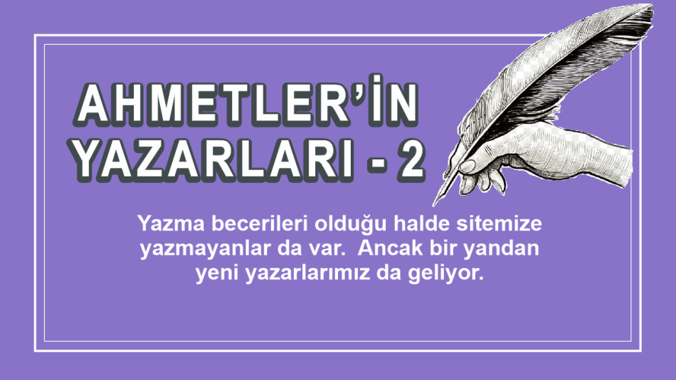 Ahmetlerli Yazarlar-2